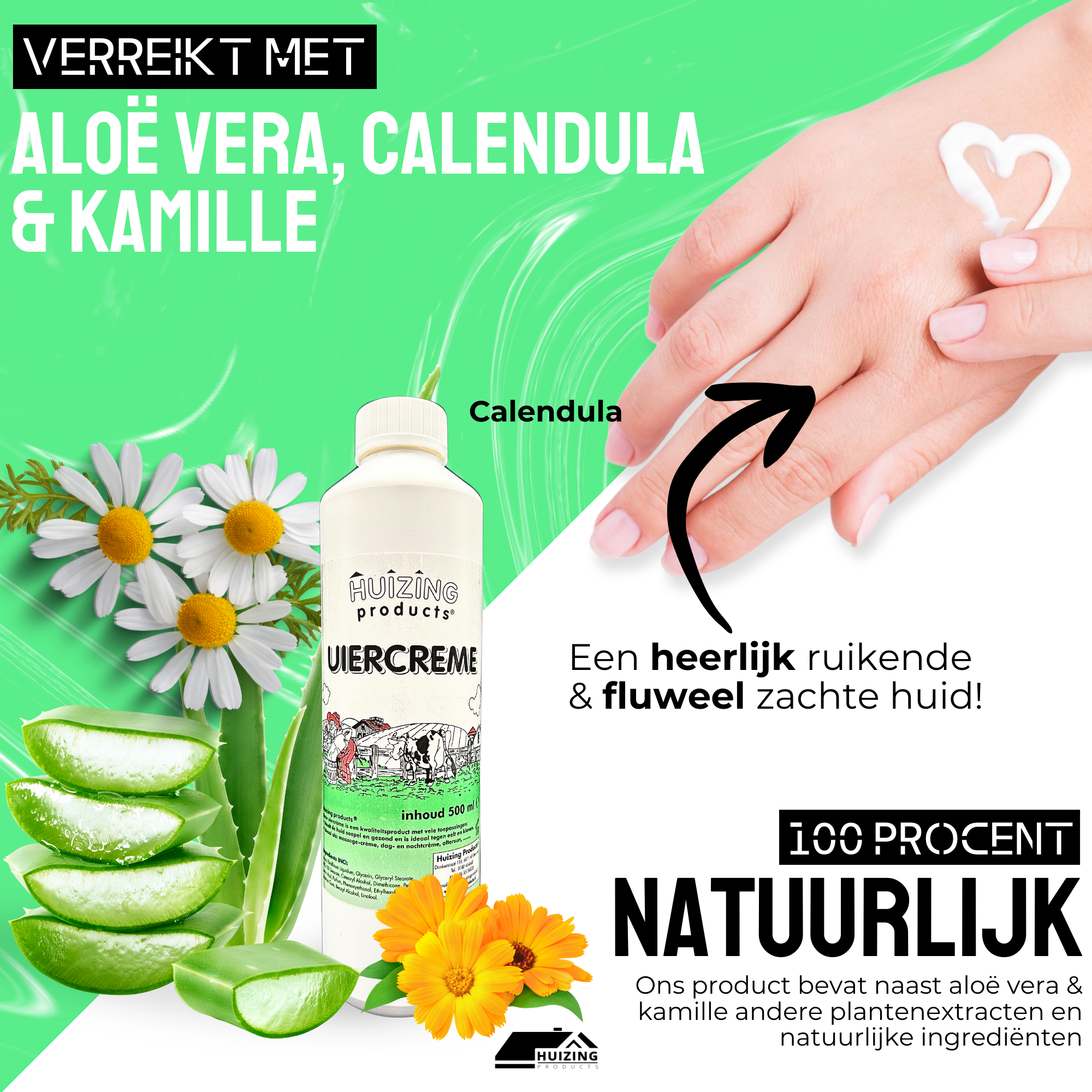 Uiercrème Navulling 500 ml